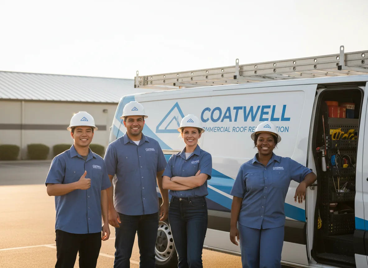 Commercial roof coating company in Orosi, CA